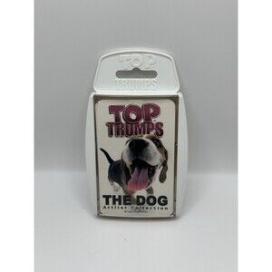 Top Trumps Play & Discover “The Dog" Artlist Collection Game 33 Cards In Case